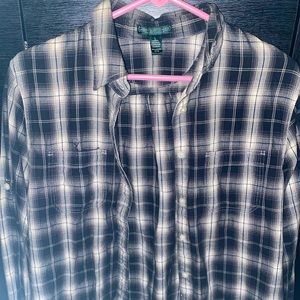 Lauren by Ralph Lauren button up shirt